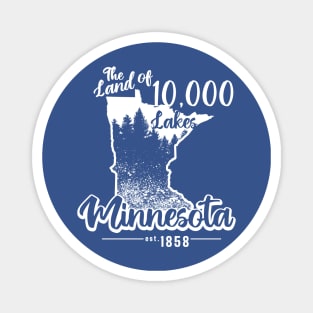 Minnesota The Land of 10,000 Lakes Magnet